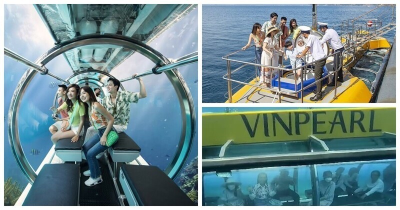 Вьетнамский курорт предлагает отдыхающим покататься на подводной лодке (8 фото + 1 видео)