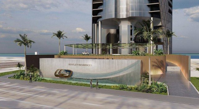 Bentley строит в Майами высотный дом с лифтом для машин (8 фото)