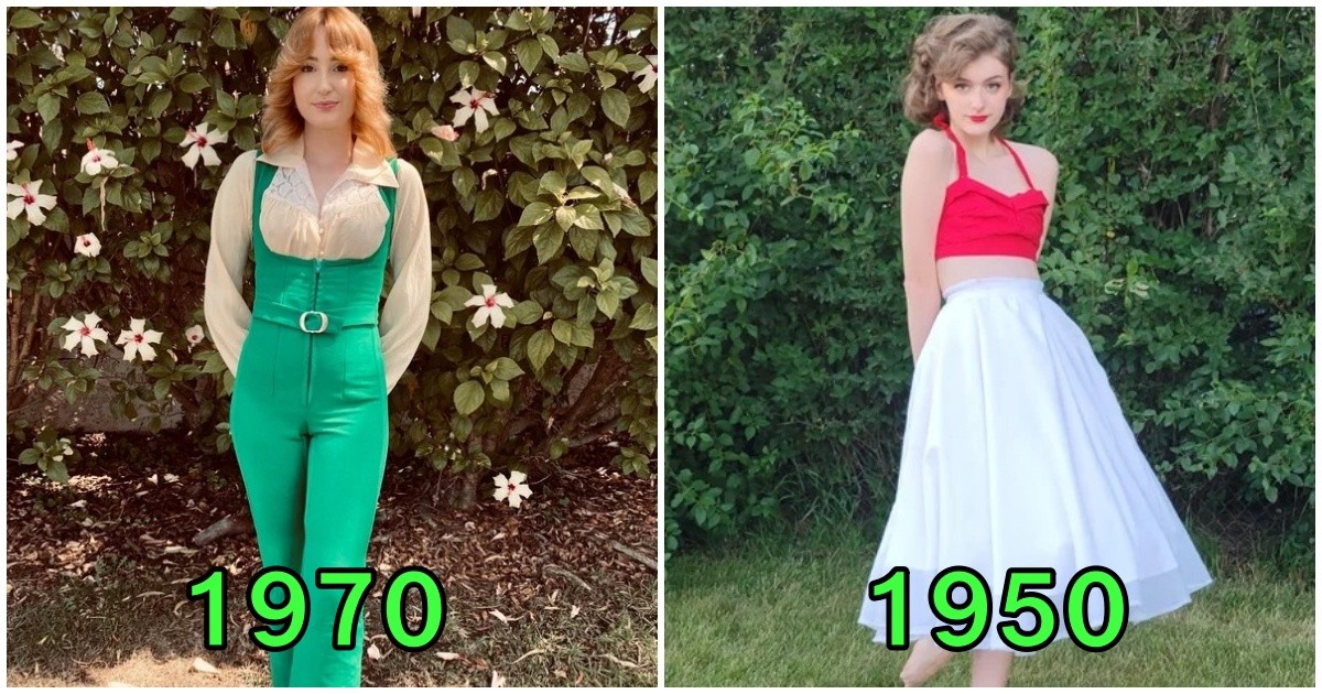 Пользователи показали, что олдскульные наряды, которым больше 50 лет и сегодня выглядят стильно (15 фото)