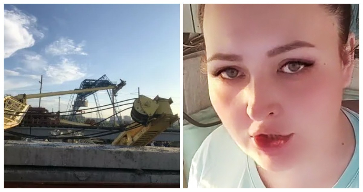Крановщица и звезда TikTok Эльвира Демидова погибла из-за падения строительного крана в Тюмени (2 фото + 2 видео)