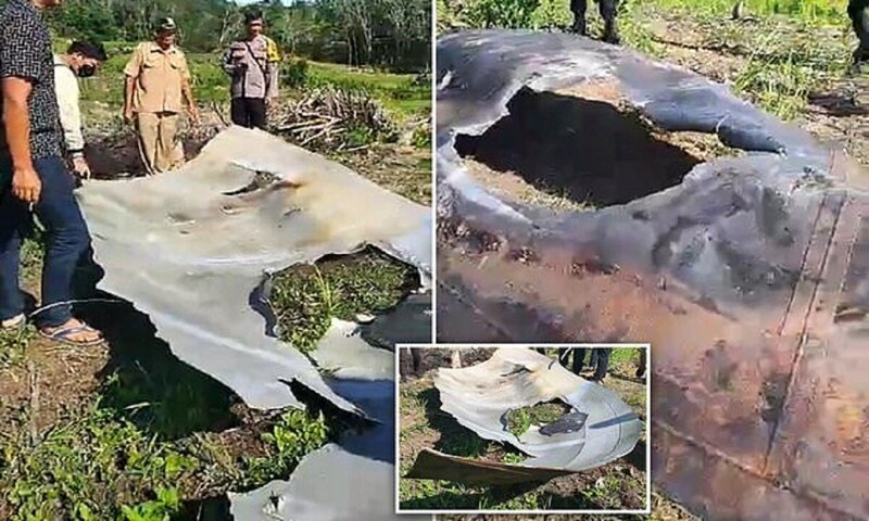 Обломки китайской ракеты нашли в Индонезии (8 фото + 1 видео)