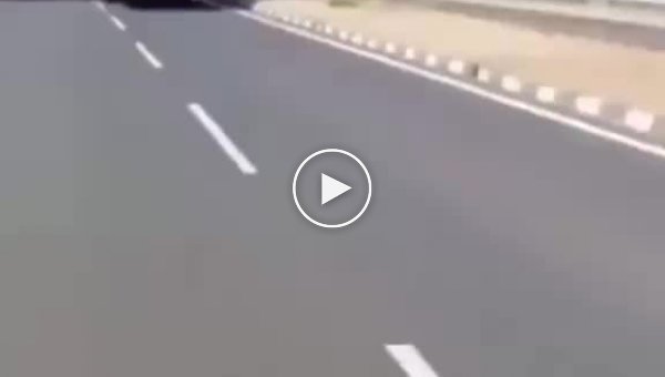 Типичный случай на дороге в Индии