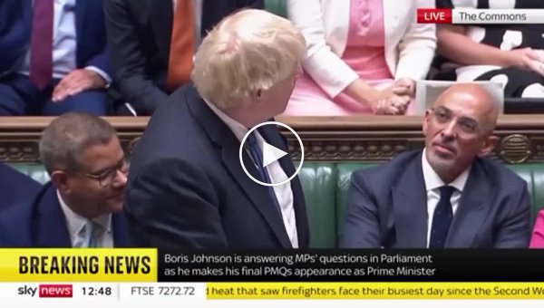 Борис Джонсон выступил с прощальной речью в парламенте Великобритании, процитировав Терминатора