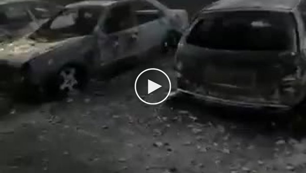 В сеть слили очередное видео с последствиями прилета по авиабазе в Крыму