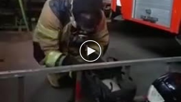 Тренировка пожарных