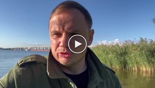 Спермоглотов в камышах возле Антоновского моста держит оборону и отражает все атаки