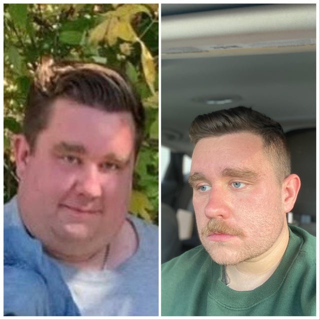 14 before and after photos of people who went through a transformation(02)
