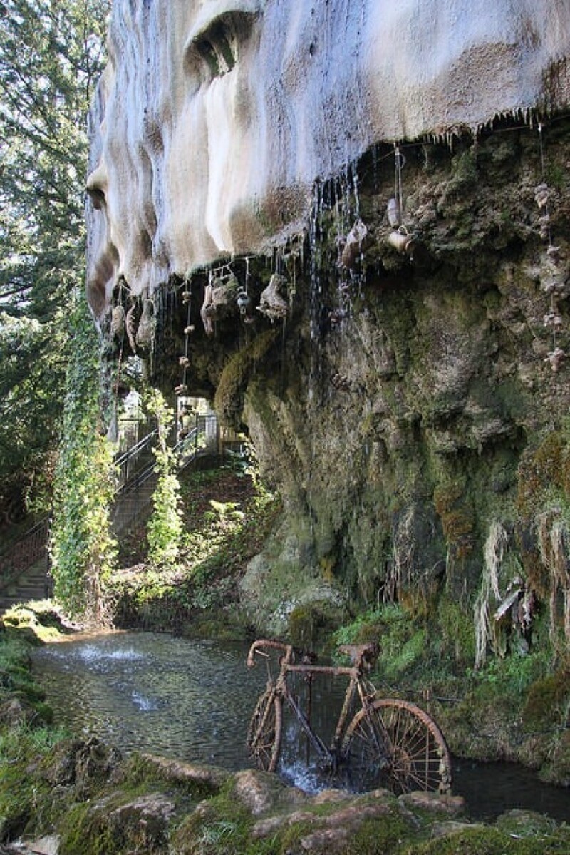 Mysterious Waterfall That turns Everything To Stone 10 Photos 
