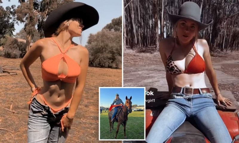 Storm Hogan is a hot 19 year old cowgirl from Australia 7 photos