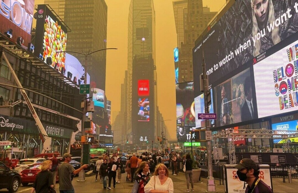 Welcome To Hell: New York Was Covered By A Yellow Haze (7 Photos + 2 ...