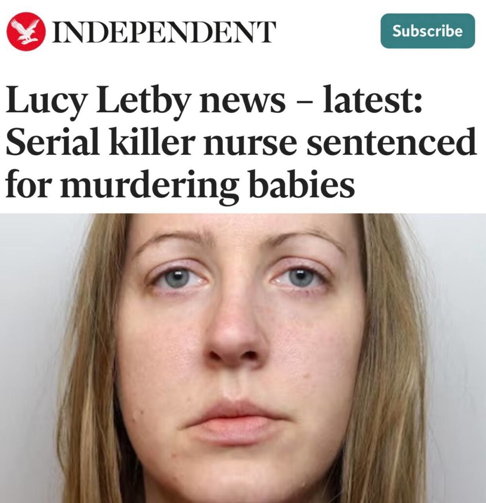 British court sentences ex-nurse to 14 life terms for killing babies (3 ...