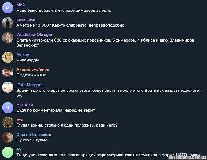 Propaganda that is brainwashed by russians in russia. Part 25