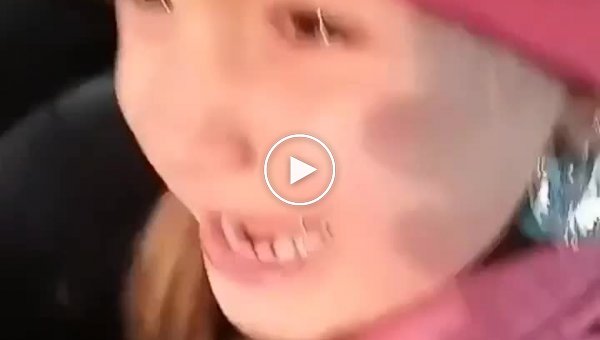 The girl saw her destroyed kindergarten, which she went to before the arrival of the Russian “liberators”