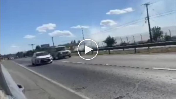 Момент крушения самолета в Чили попал на видео