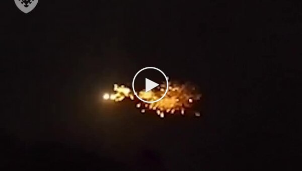 Night work of air defense forces against enemy martyrs