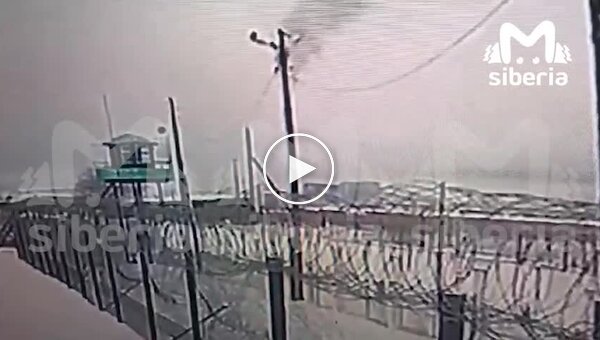 Момент взрыва на Шагонарской ТЭЦ в российской Туве
