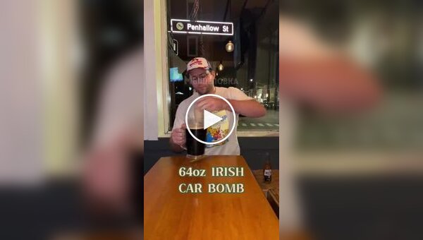 Ирландская автомобильная бомба__ популярный коктейль в пабах Ирландии
