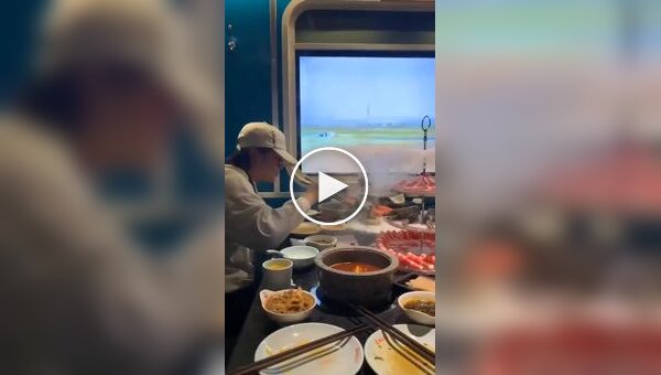 Железнодорожная романтика__ в Китае открылся ресторан для любителей поездов