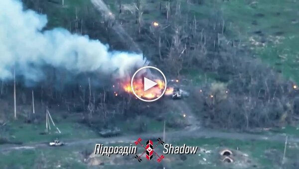 Неудачные атаки российских военных при поддержке бронетехники в районе села Новомихайловка Донецкой области