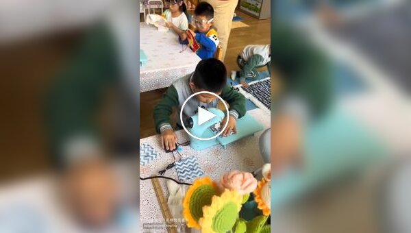 Чем занимаются дети в китайских детских садах