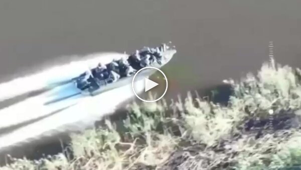 Подрыв на мине лодки с российскими военных в Херсонской области