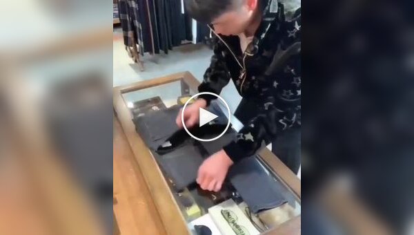 Китайцы показывают как складывать одежду быстро и компактно