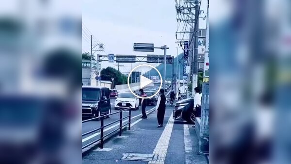 Вежливость в Японии на дорогах