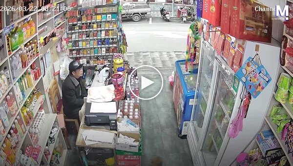 Обезьяна обокрала отвлекшегося владельца магазина